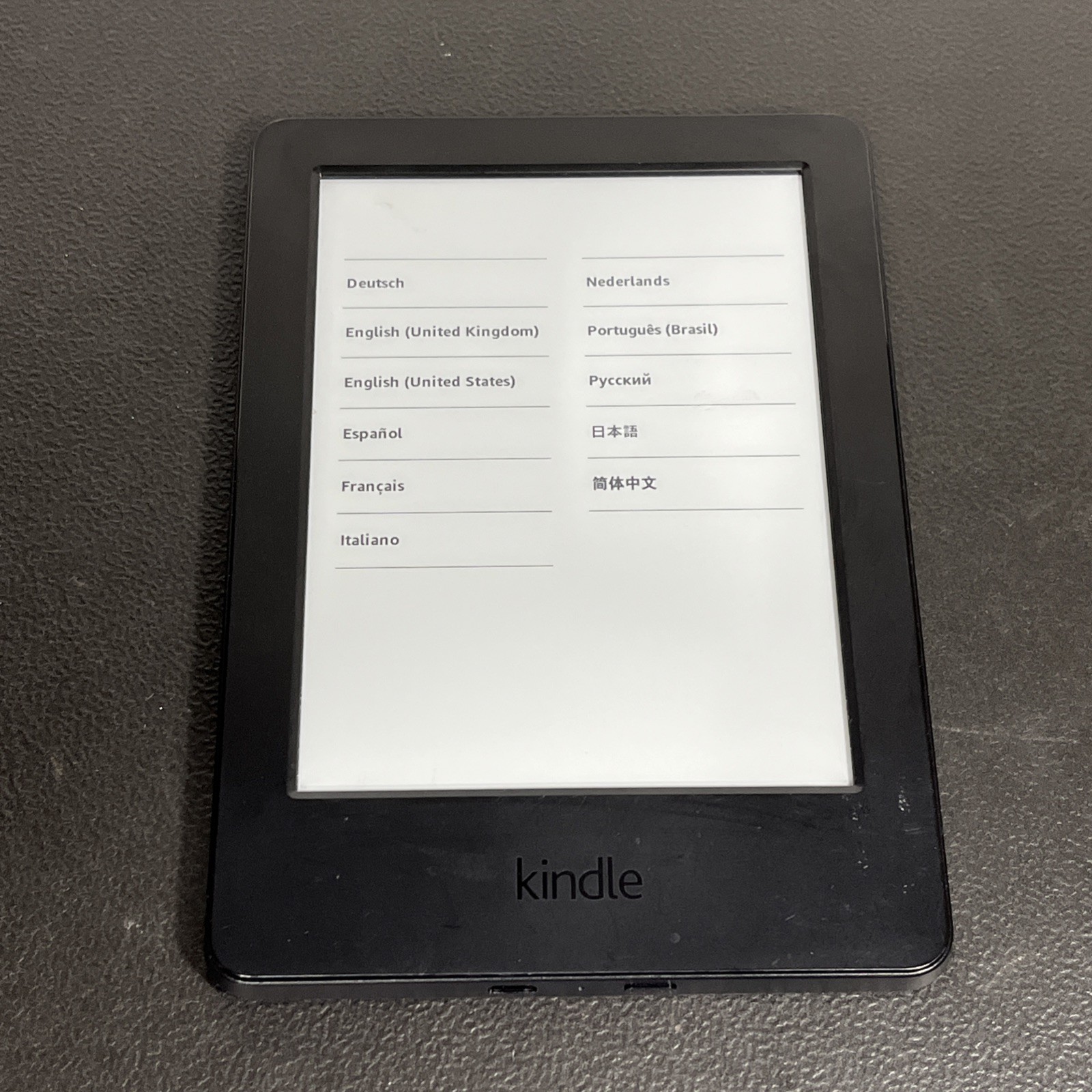 Amazon Kindle WP63GW 6in Black Touchscreen Wi‑Fi 4GB eBook Reader
