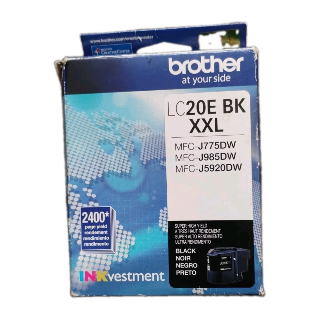 Brother Black Ink Cartridge LC20E BK XXL Super High Yield Black Exp 2021 11