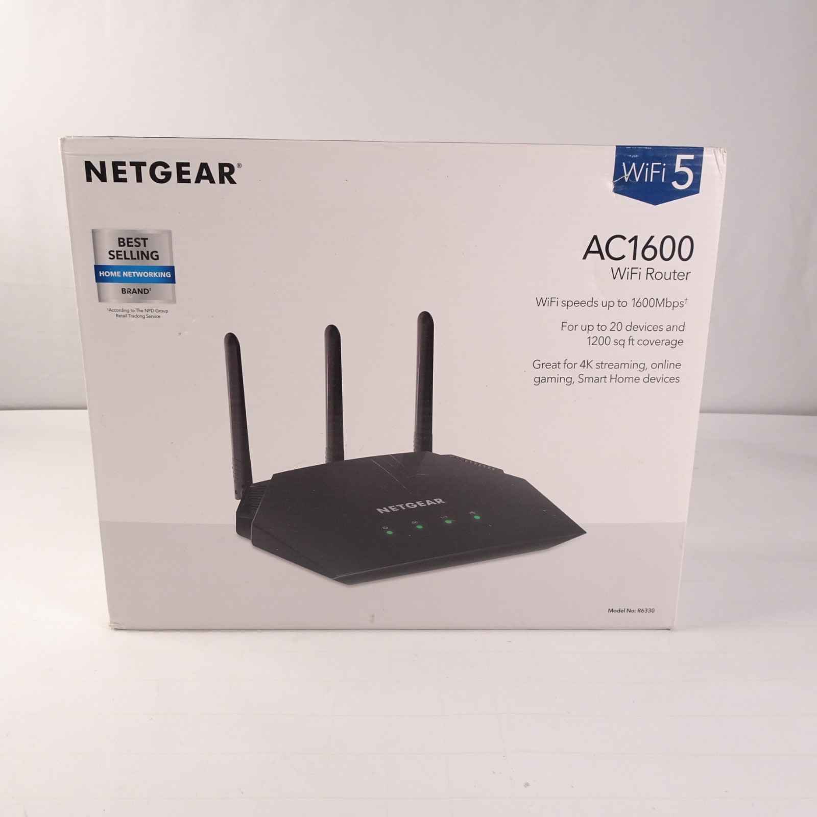 NETGEAR AC1600 WiFi 5 Router R6330 Dual Band Gigabit Nighthawk w/ Box