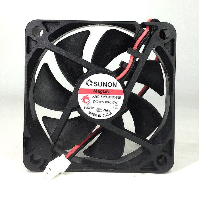 1PC 0.6W magnetic suspension ultra-quiet fan 6CM 12V HA60151V4-000C-999