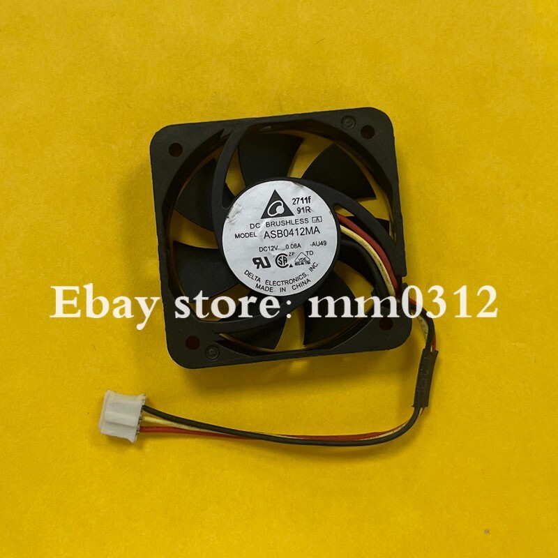 1pcs  Delta ASB0412MA DC12V 0.08A 40*10MM 4CM 4010 Silent Cooling Fan 3pin
