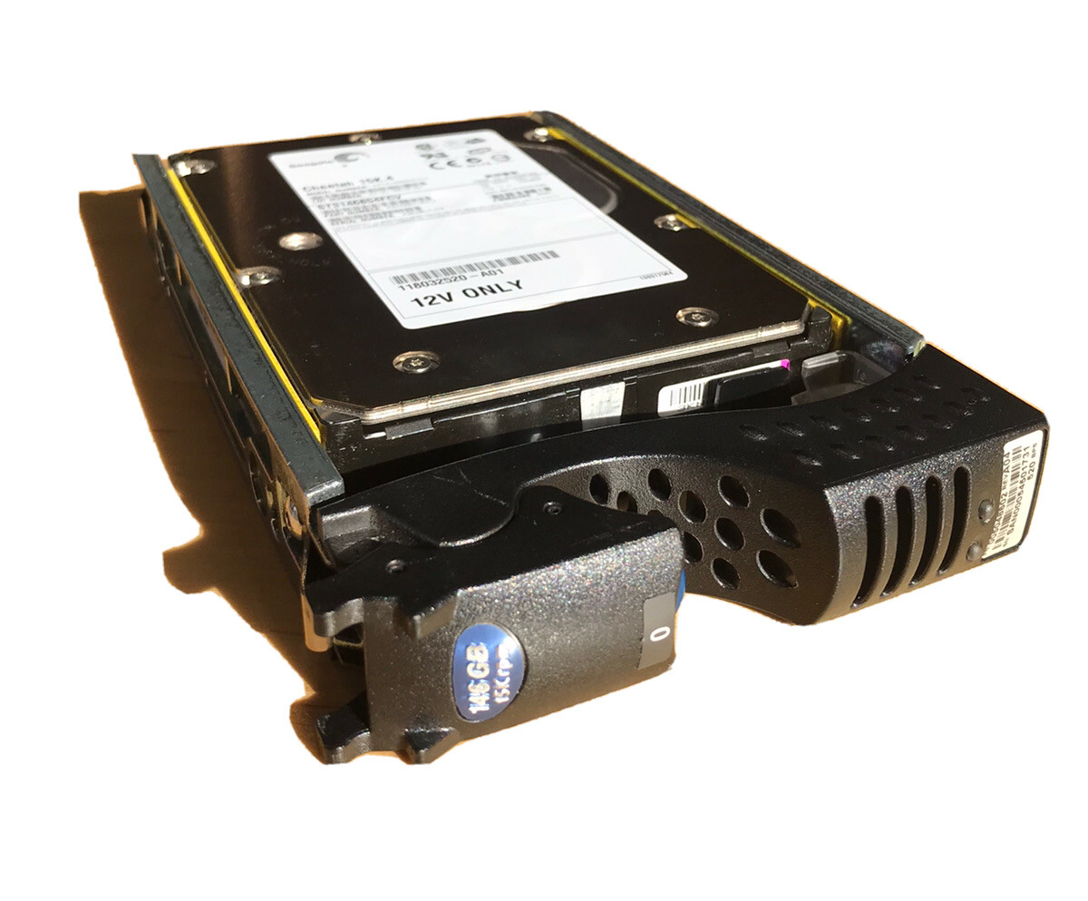 Seagate ST3148653FCV 146GB 15k Hot Swap FC-AL 3.5" HDD W/Caddy (EMC 005048602)