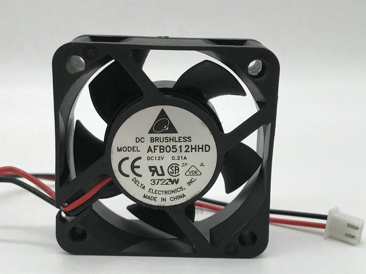 Delta AFB0512HHD 12V 0.21A 5020 5cm 50*50*20MM 50mm Chassis Power Fan 2pin