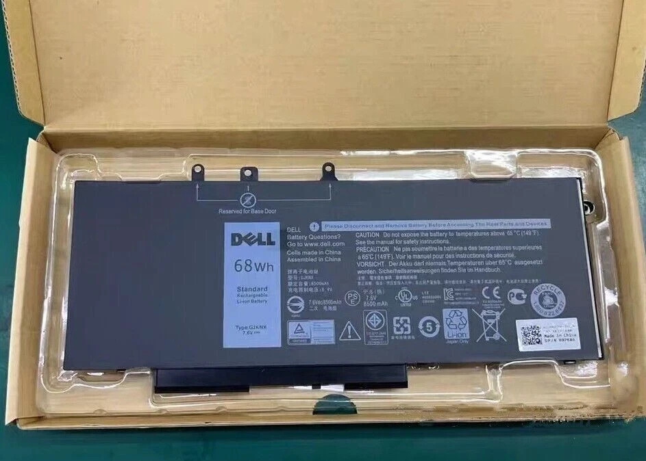 Genuine OEM GJKNX Battery For Dell Latitude 5480 5491 5580 Precision 15 3520 NEW