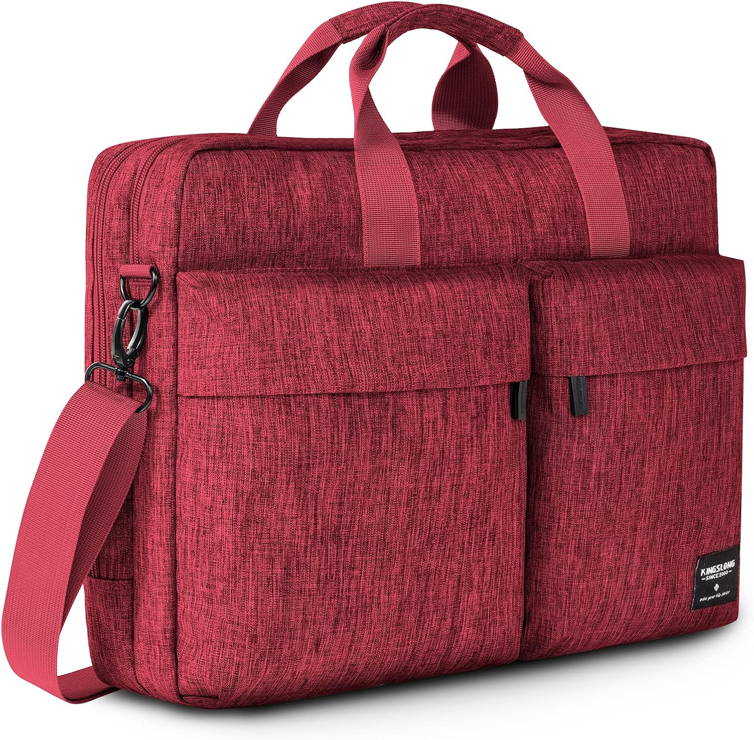 KINGSLONG 17.3 Inch Laptop Briefcase Bag for Men Women, Laptop Shoulder Bag with