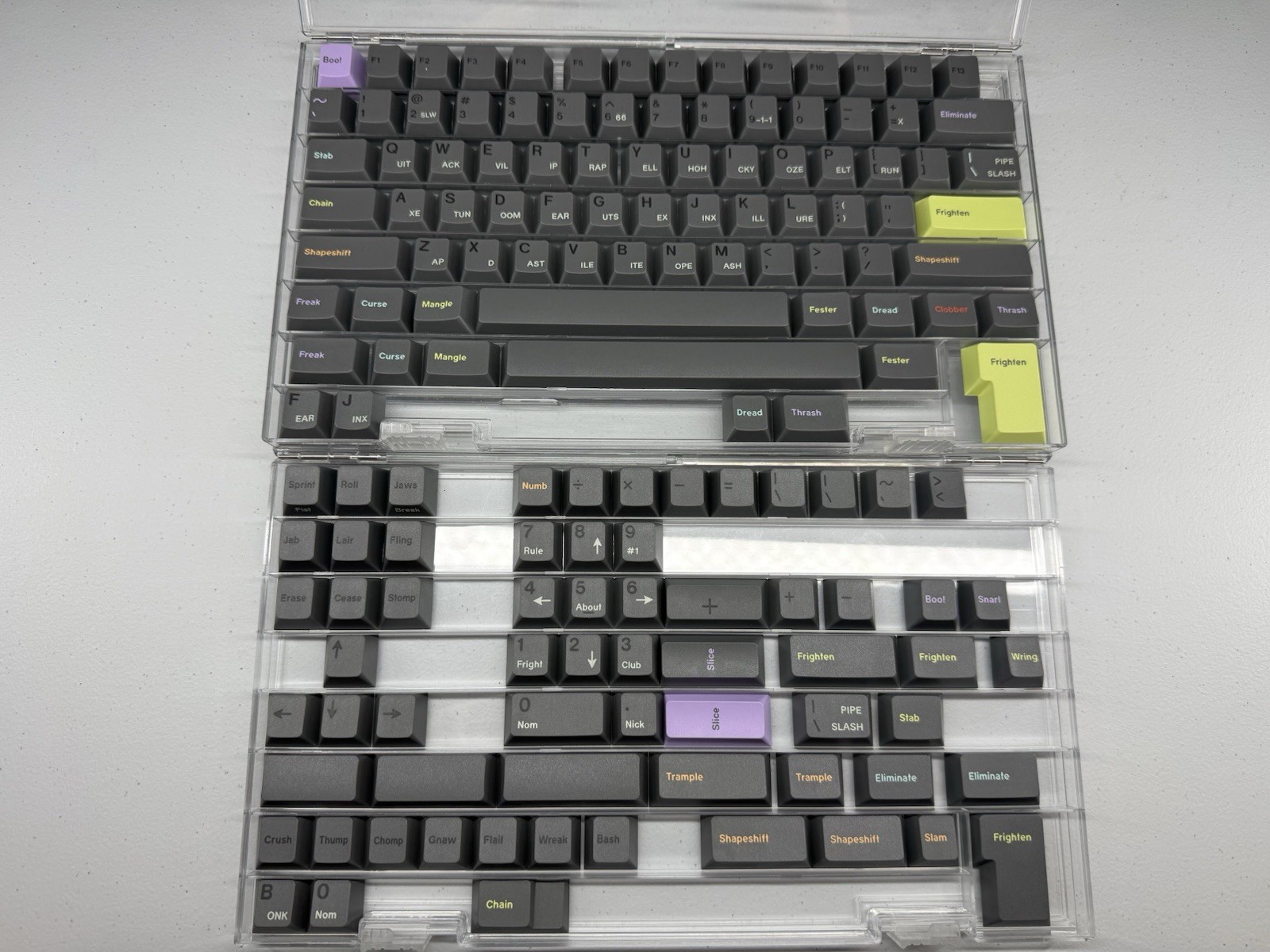 Gmk Fright Club Base Kit Keycaps For Mechanical Keyboards