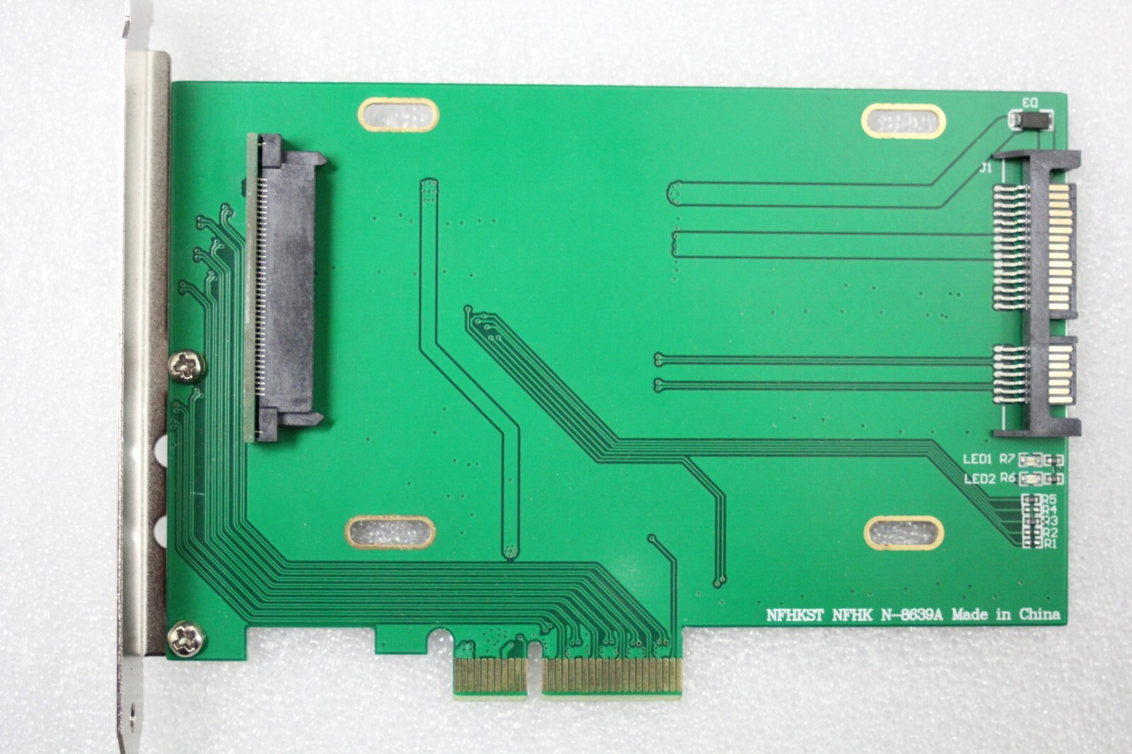 NFHKST NFHK N-8639A PCI-E 3.0 x4 Lane to U.2 Kit Host Adapter