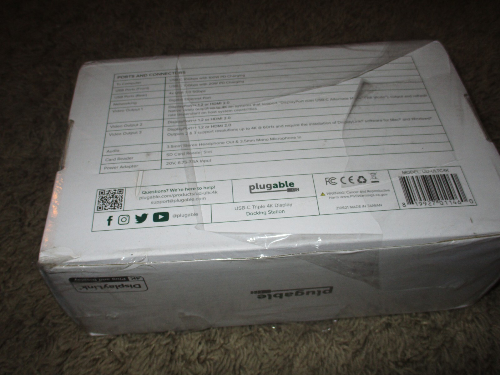 LG Cloud Device Thin Client CL600N CL600N-6N.CUB Open Box
