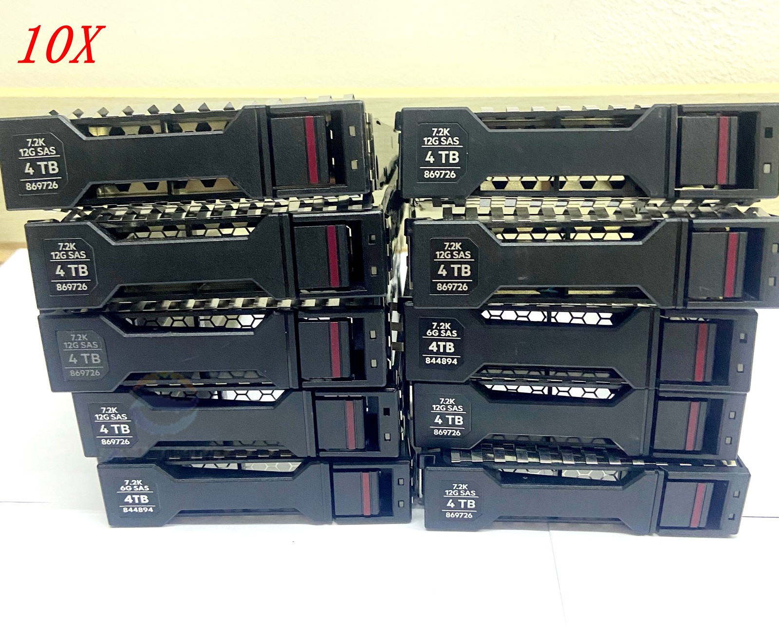 Lot 10 HPE 5697-3145 StoreVirtual 3000 3200 3.5" LFF HDD SAS SATA Tray Caddy