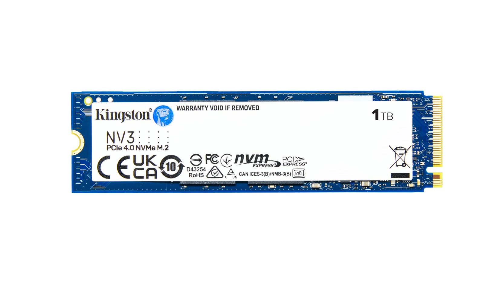 Kingston SNV3S/1000G NV3 1TB M.2 2280 PCIe NVMe SSD