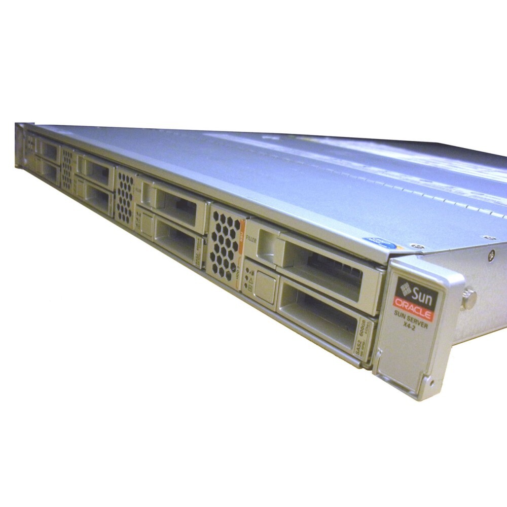 Sun X4-2 2x 2.6GHz 6-Core 128GB 4x 600GB 6Gbs SAS-2 HBA Controller Rack Kit