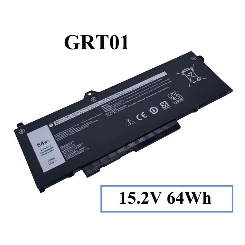 GRT01 Laptop Battery for Dell Latitude 15 5521 5531 14 5421 5431 Precision