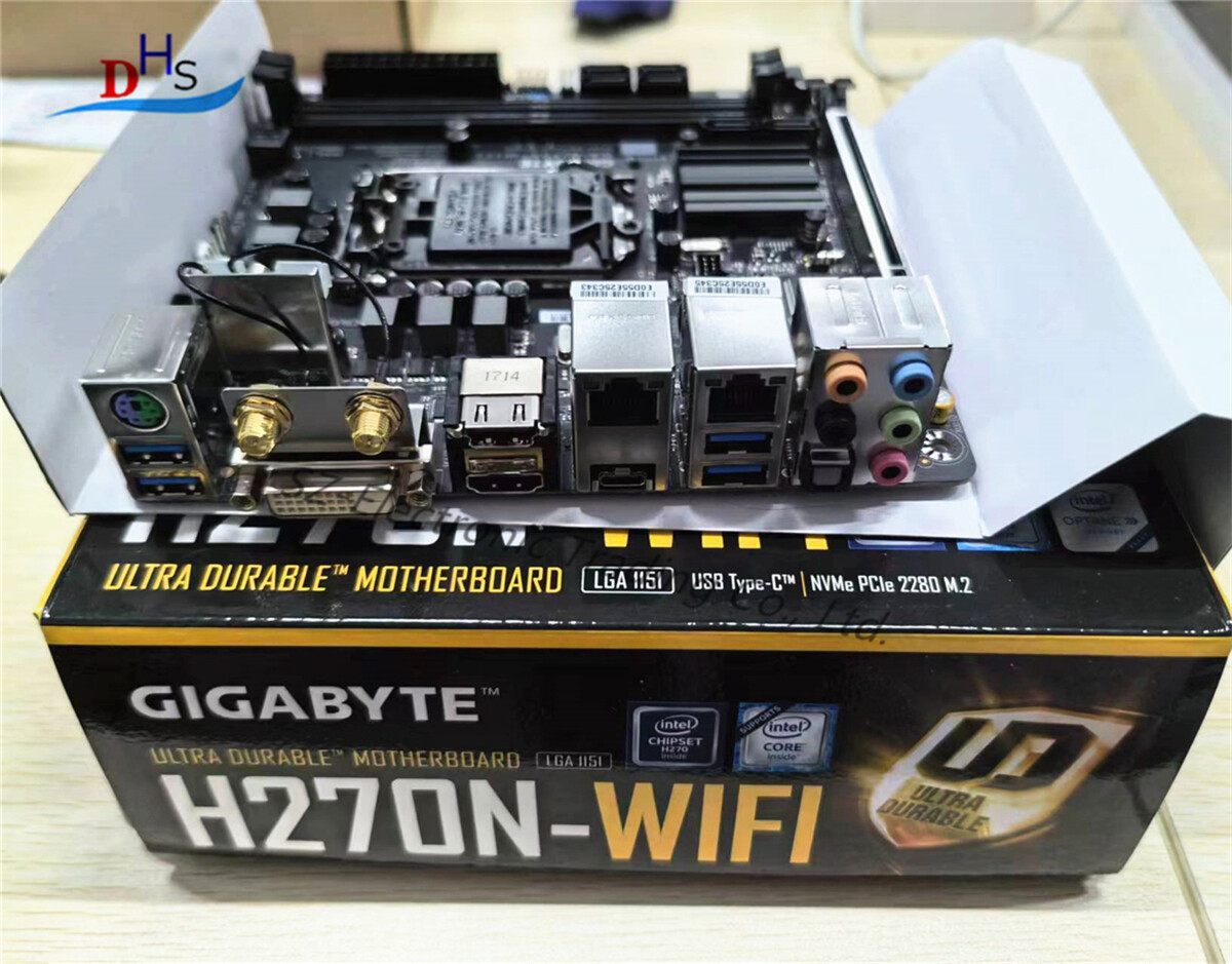 GIGABYTE GA-H270N-WIFI Intel H270 LGA 1151 Intel Mini ITX Motherboards USK