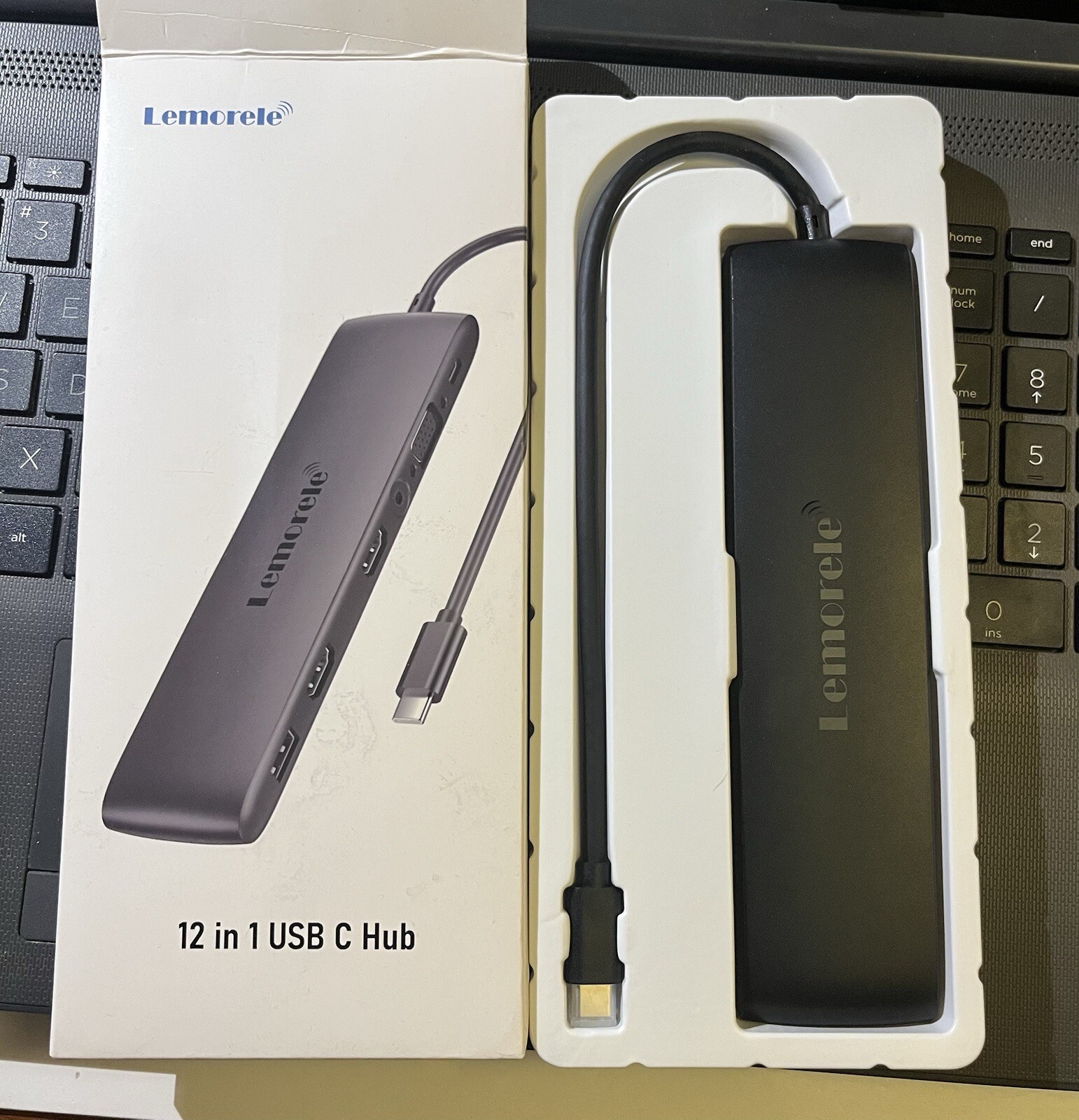 Lemorele 12 In 1 USB C Hub Model: TC97 Brand New