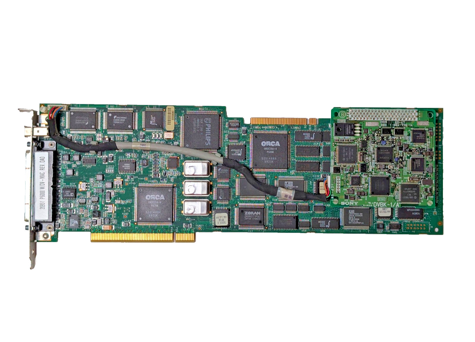 Media 100 P6000 MAC Apple 3rd party PCI video capture card; untested