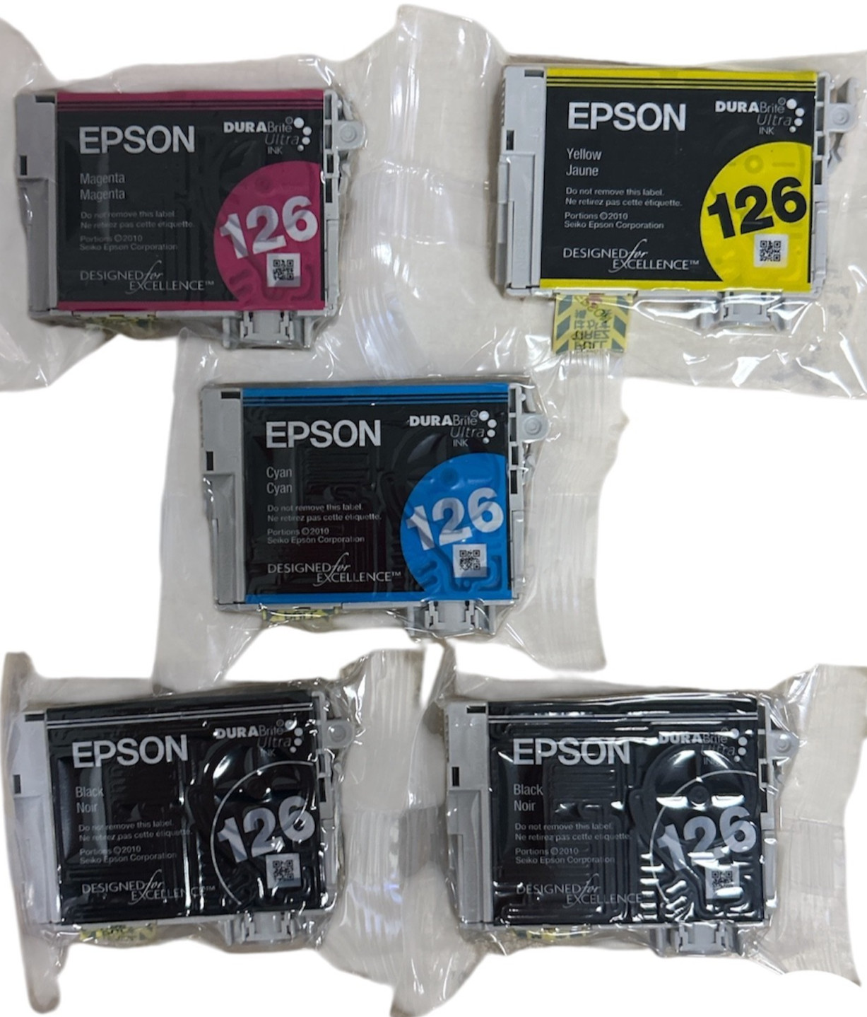 Epson DURABrite T126 Series Ink 5-Pack