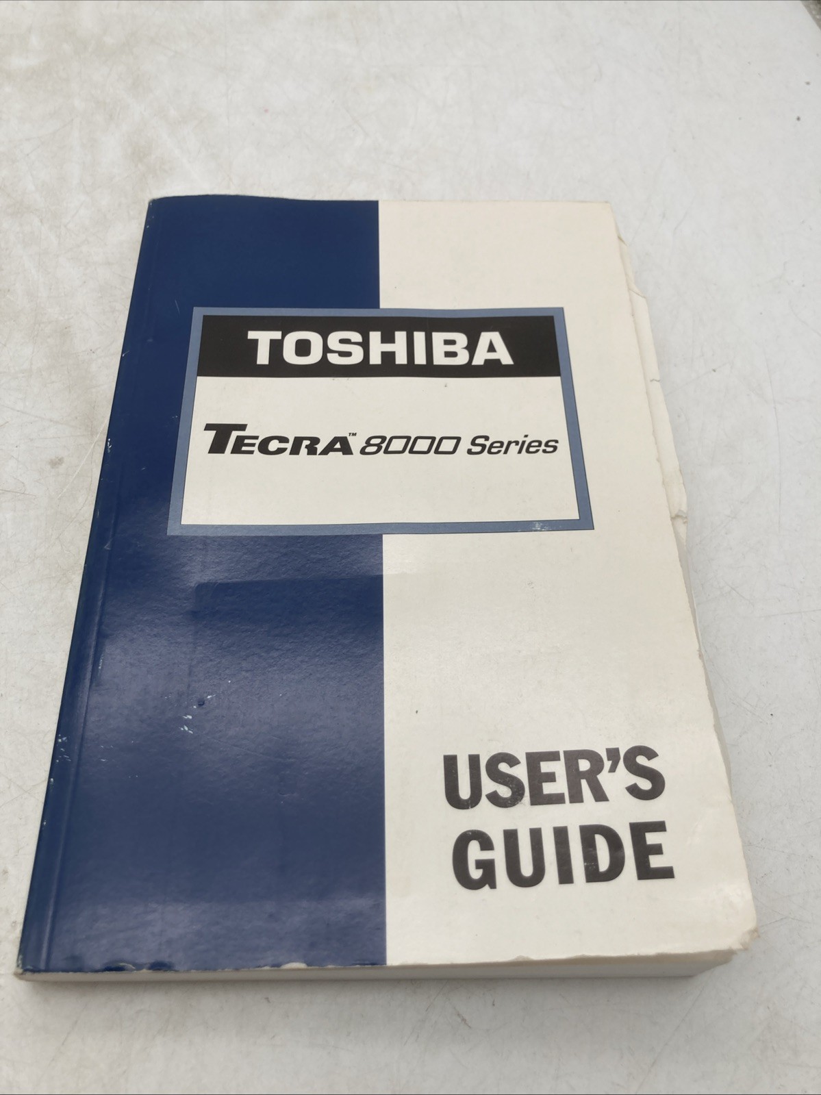 Vtg OEM Toshiba TECRA 8000 Series Laptop User’s Guide Manual First Edition 1996