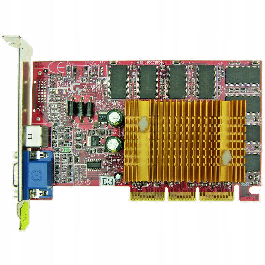 Gigabyte ATI Radeon 7500 LE, 64MB SDR, AGP, VGA D-SUB, S-Video, GV-AR64S