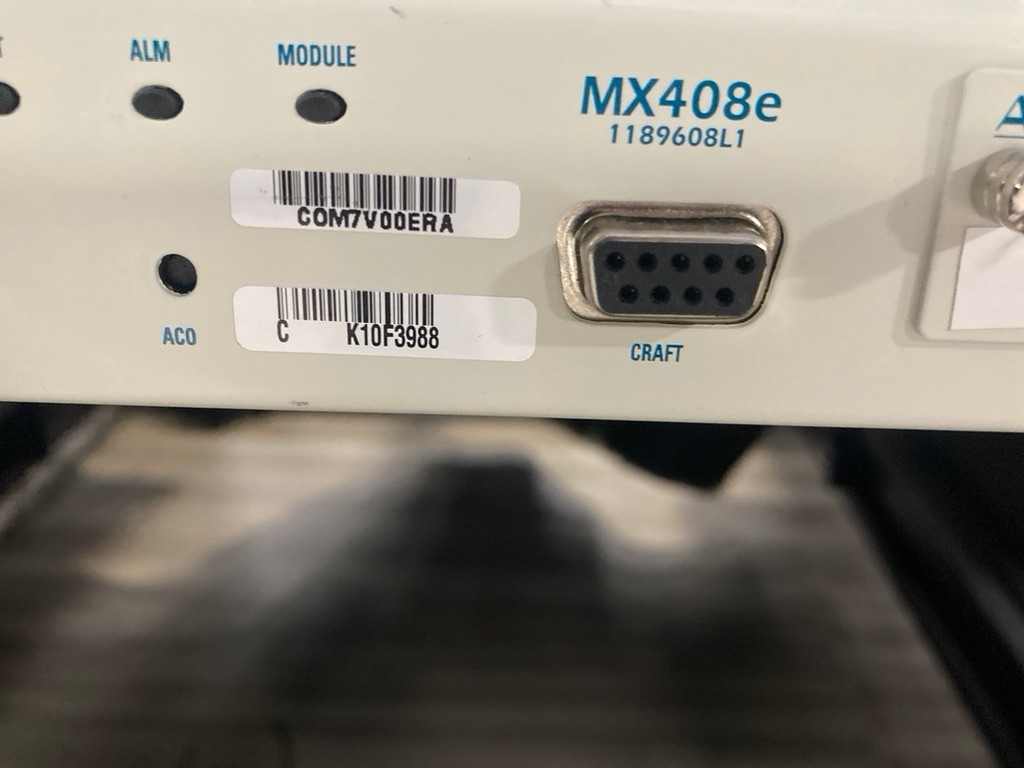 Adtran MX408e 8 port pseudowire device 1189608L1