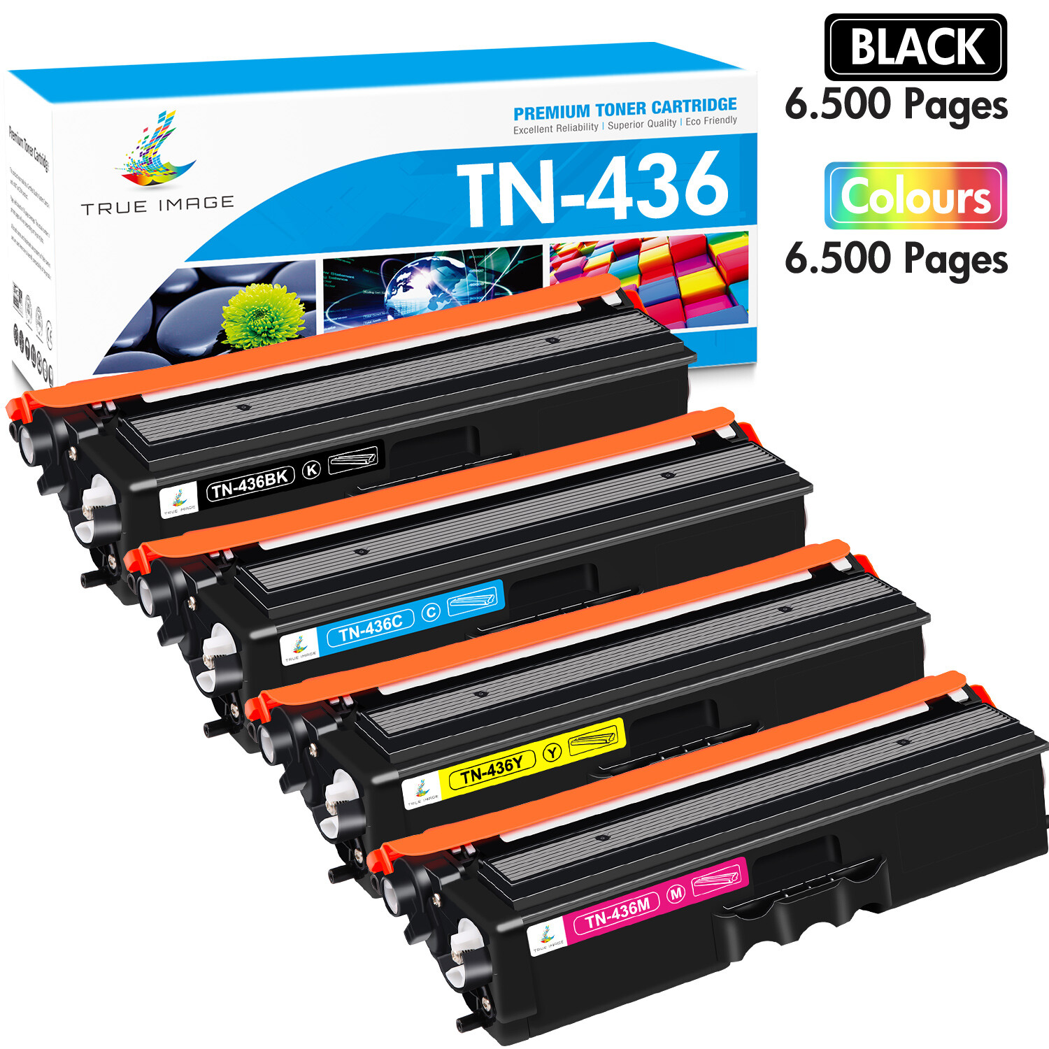 Toner Compatible Lot for Brother TN-436 TN436BK TN436C TN436M TN436Y HL-L8360CDW