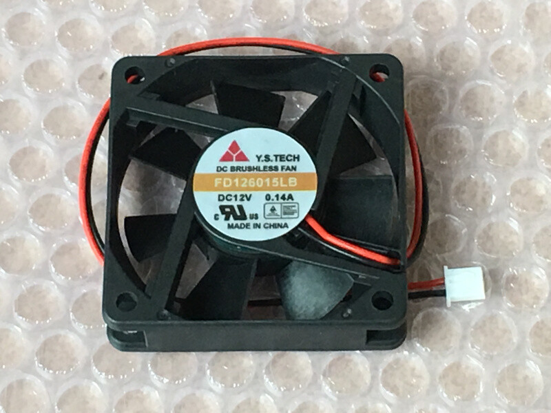 1PC New High current cooling fan FD126015LB 60*60*15mm 6015 DC12V 0.14A 6CM