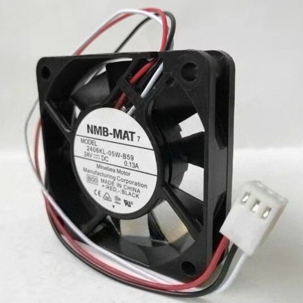 1PCS NMB-MAT 6015 2406KL-05W-B59 DC 24V 0.13A 6CM 3-Pin Inverter Cooling Fan