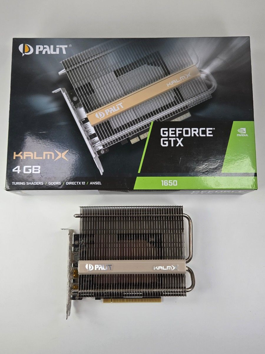 PALIT KalmX GeForce GTX 1650 4GB Passive Fanless Graphics Card Tested Japan