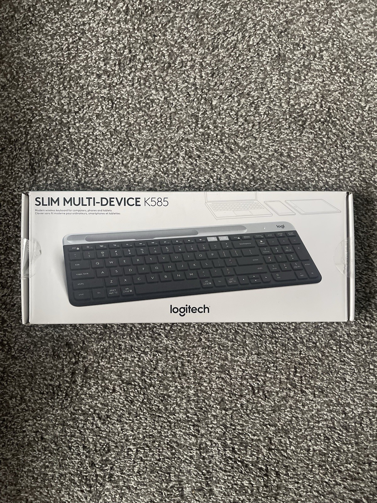 Logitech K585 Slim Wireless Keyboard Multi-Device Compatible