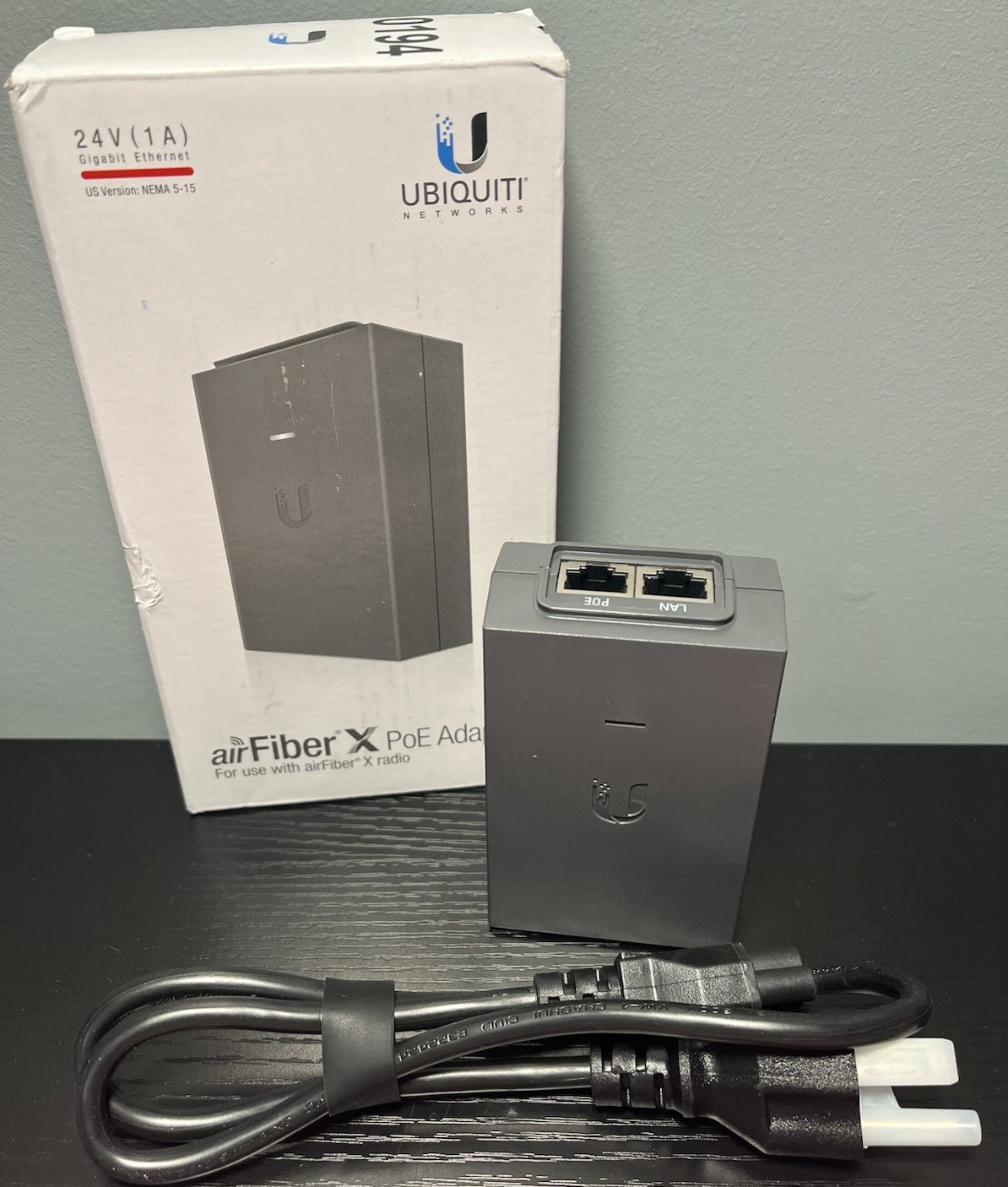 Ubiquiti AirFiber X PoE Adapter 24V (1A) 810354023316