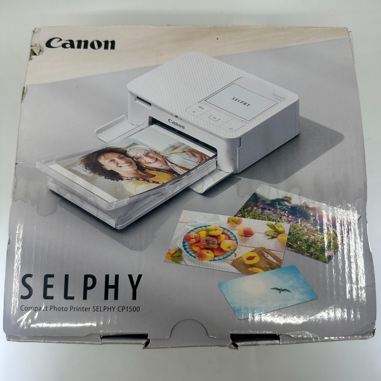 Canon SELPHY CP1500 Wireless Compact Photo Printer (White)