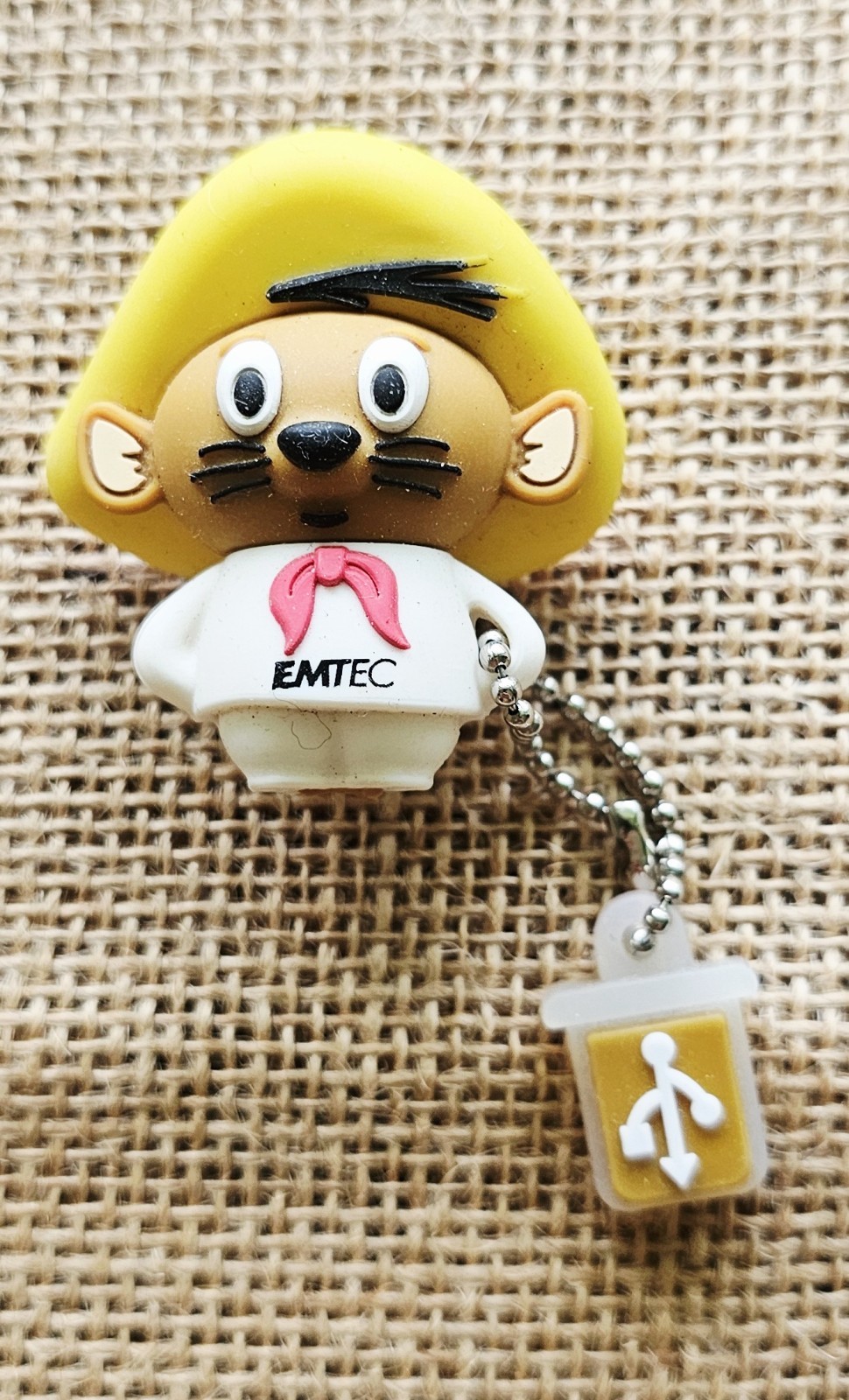 EMTEC Looney Tunes Speedy Gonzales Rubber Keychain 4GB USB Flash Drive