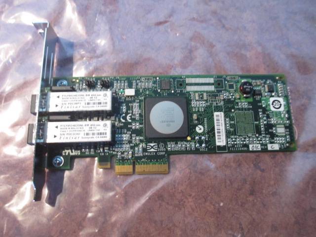 HP Emulex LPe11002 4GB FC PCIE HBA A8003A A8003-60001 397740-001 FC1120005-01C