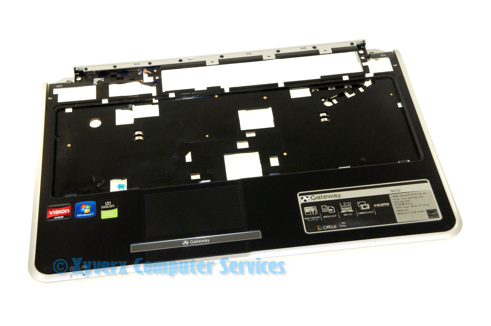 60.4BU28.005 604BU28005 GENUINE GATEWAY TOP COVER PALMREST NV5207U (B-)(AB14)