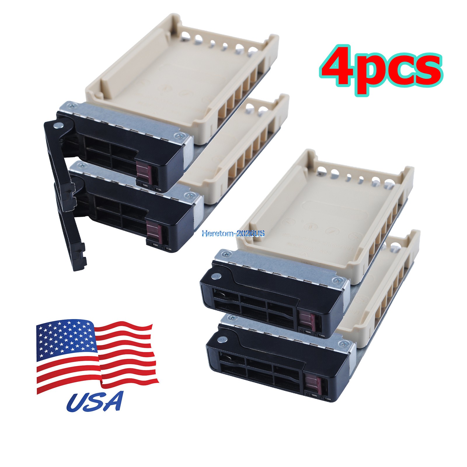 4x MCP-220-00098-0B Supermicro Gen1.5 2.5" Hot-Swap HDD Tray For SYS-F618R2-FC0