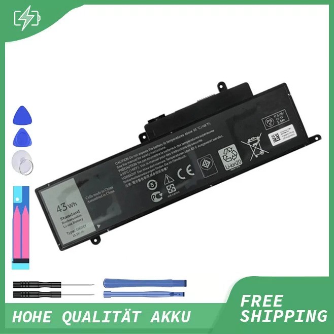 GK5KY 43WH Laptop Battery for DELL Inspiron 13" 7000 Series 7347 7348 7352 7353