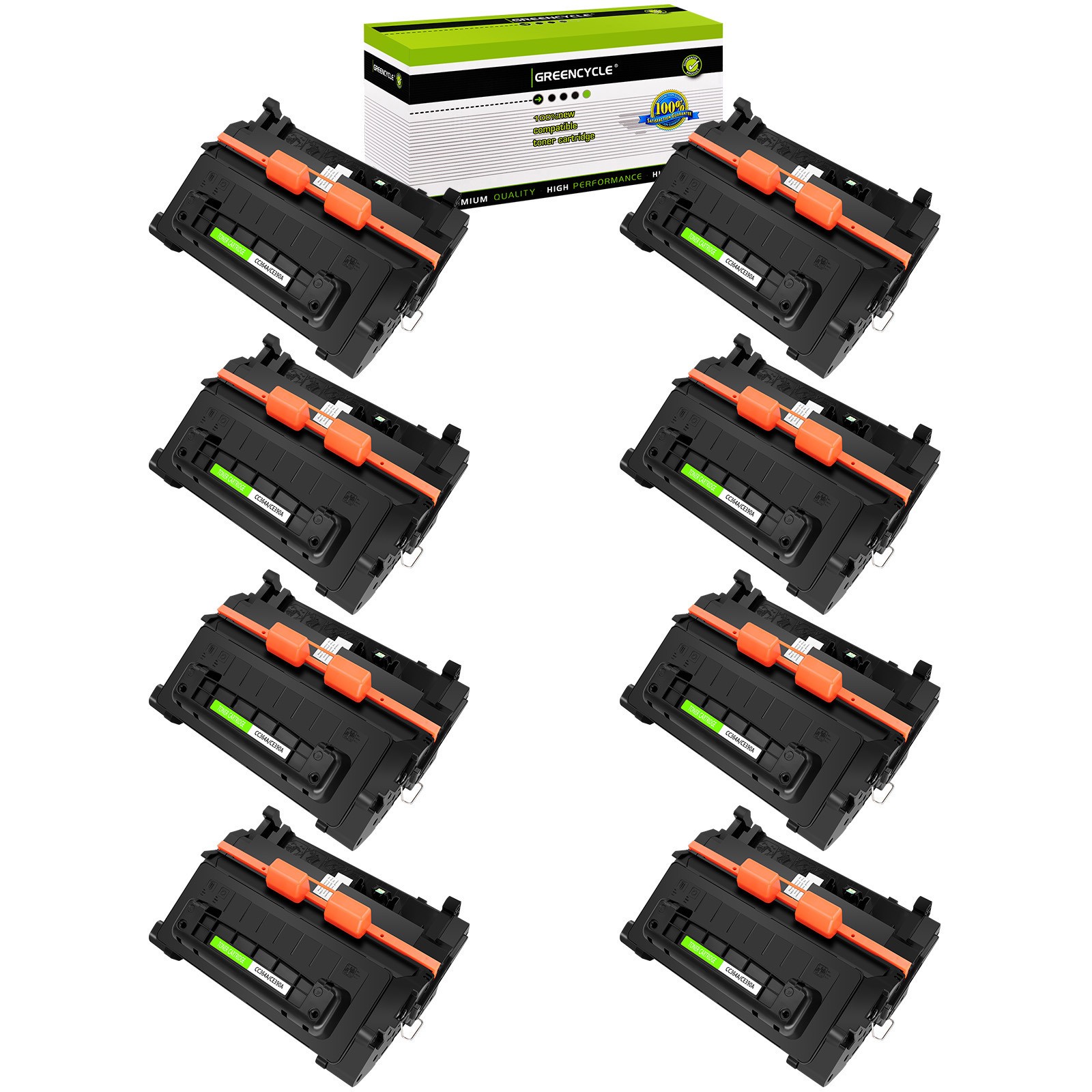 8PK CE390A 90A Toner Cartridge for HP Laserjet Enterprise 600 M602dn M602x M603n