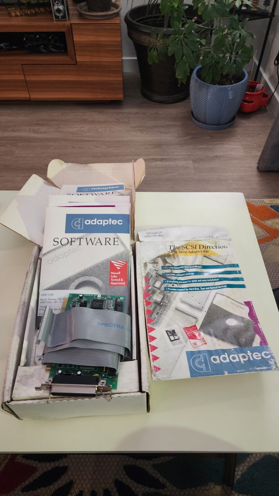Vintage Adaptec SCSI AHA -1522 AT-to-SCSI ADAPTER NOS