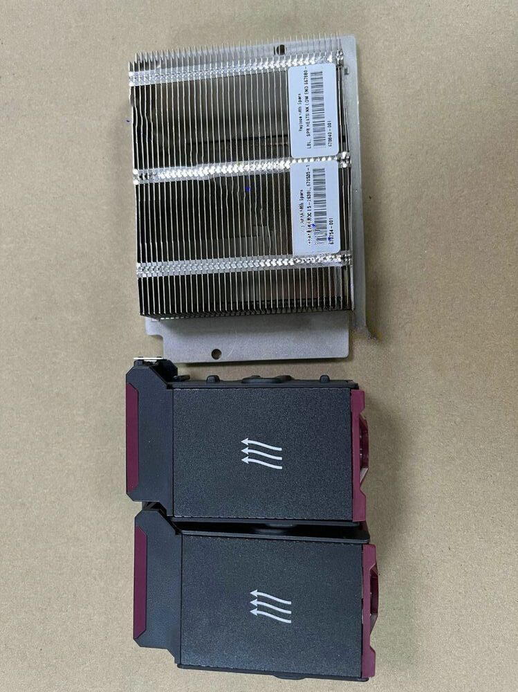 654752-001 HP DL360 DL360p G8 Xeon CPU Kit, Heatsink 654757-001 & 2 Fans 
