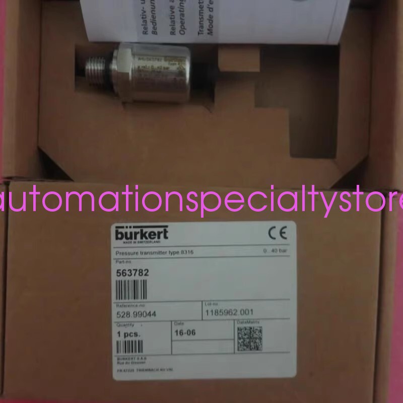 1pcs NEW Burkert pressure transmitter 563782 Via DHL or Fedex