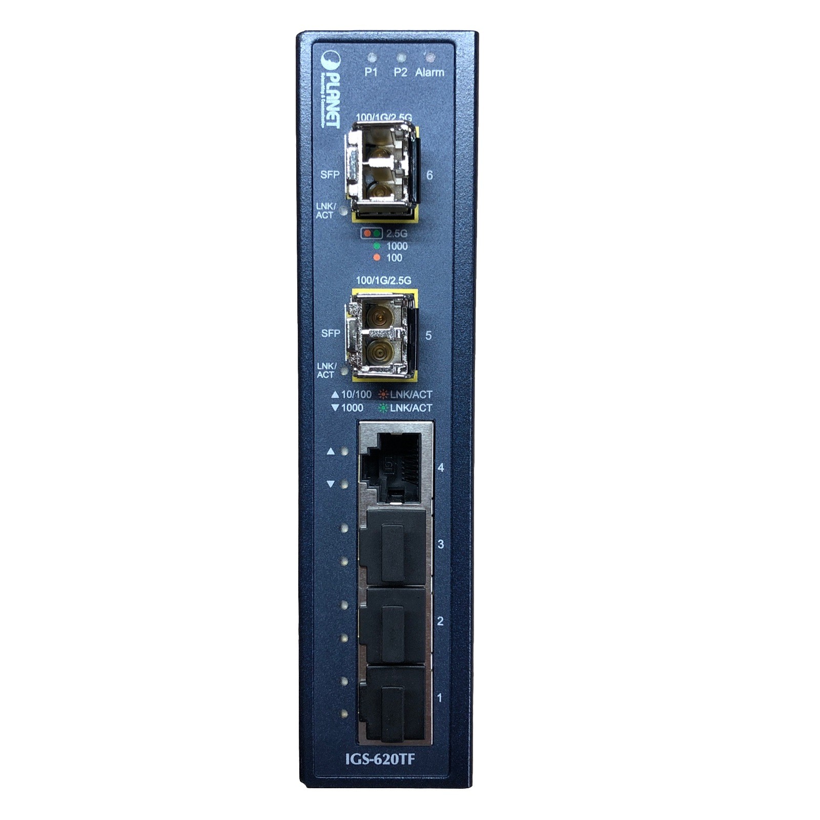 PLANET IGS620TF SWITCH  2 X 125 Gbps 850 Nm Fiber SFPs G2U