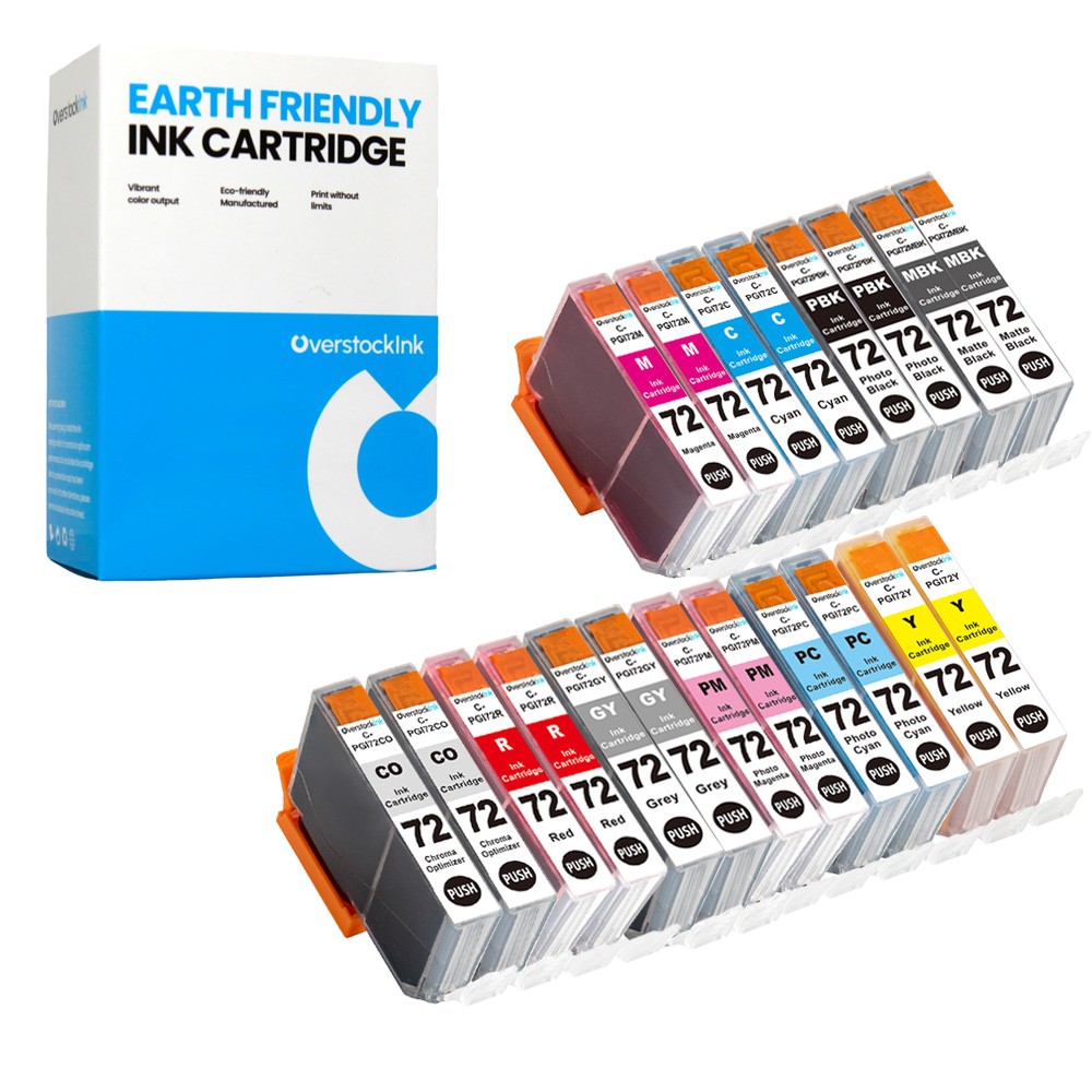 20-Pack Compatible OSI PGI-72 Cartridges for Canon PIXMA PRO-10 10S Printers