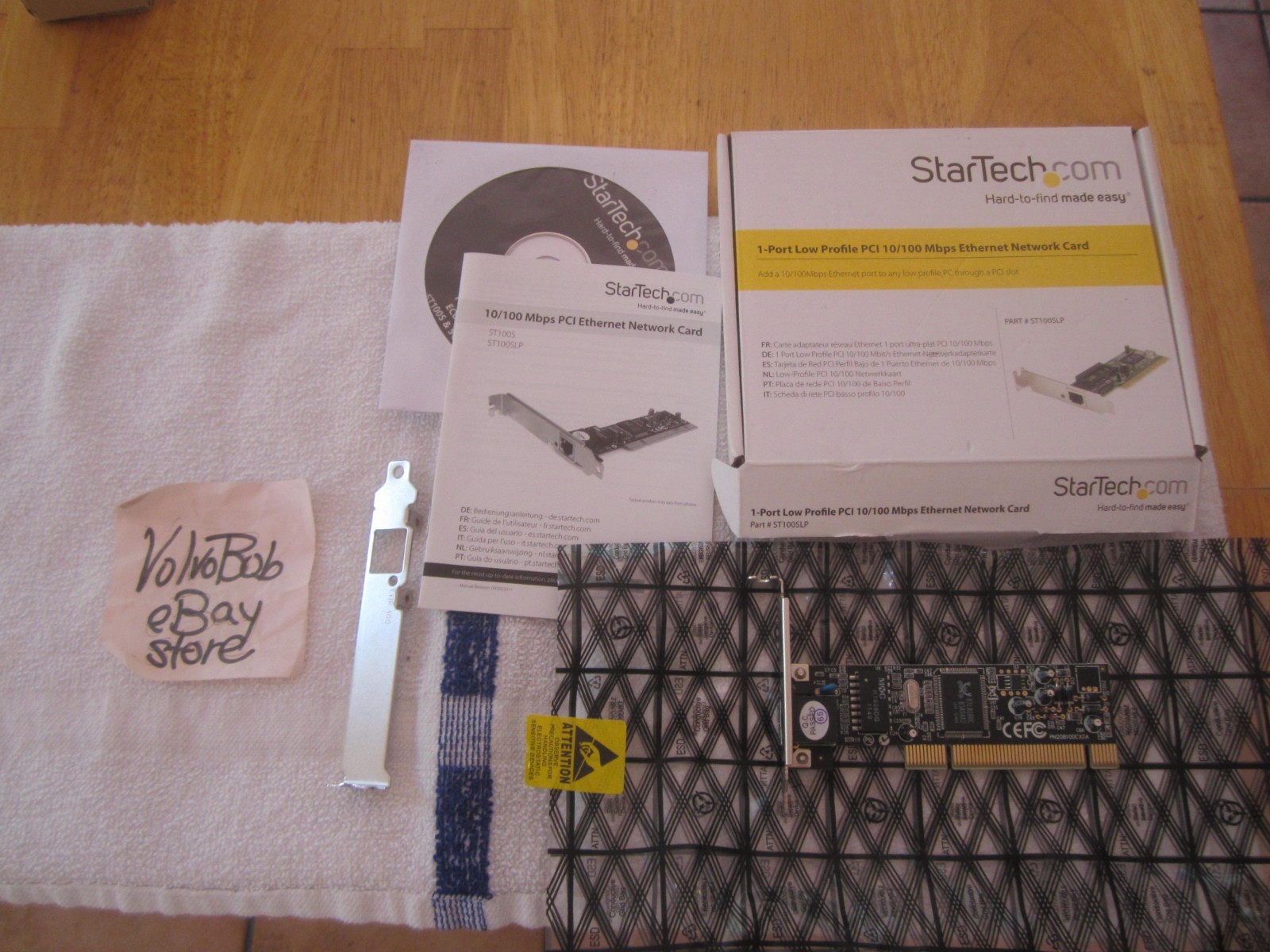 NEW OPEN BOX StarTech ST100SLP PCI 1Port 10/100 LowProfile Ethernet Network Card