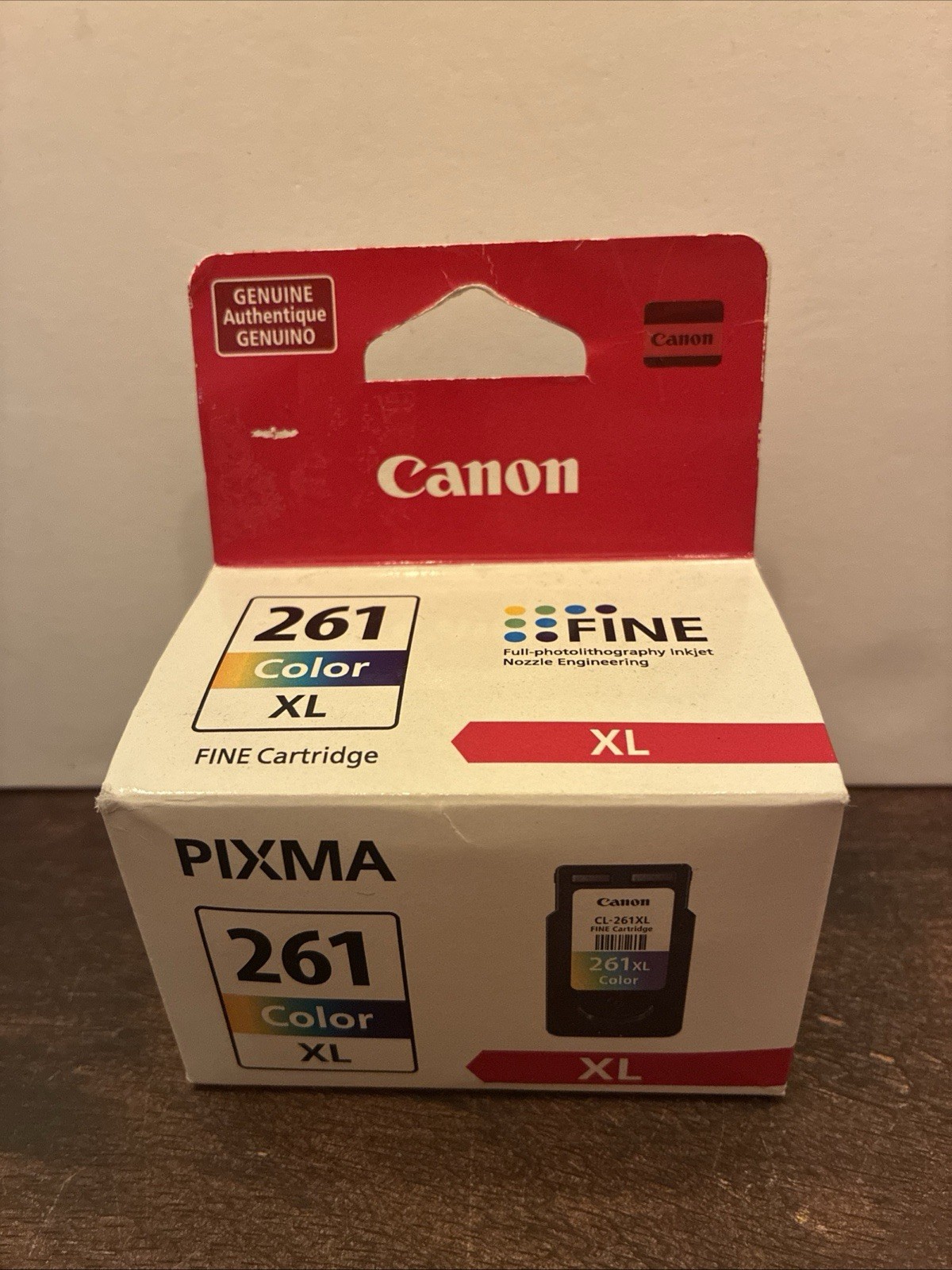 Genuine Original Canon Fine Pixma 261 XL Color Ink Cartridge New Unopened
