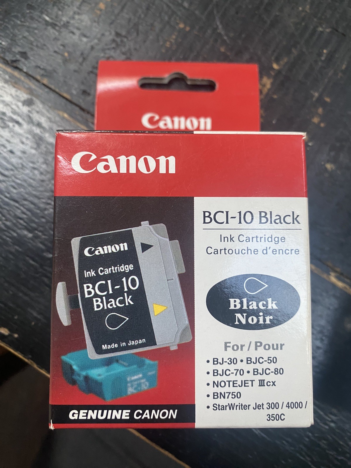 9 Genuine Canon BCi-10 2-Pk Boxes  Black Ink Cartridges FACTORY SEALED
