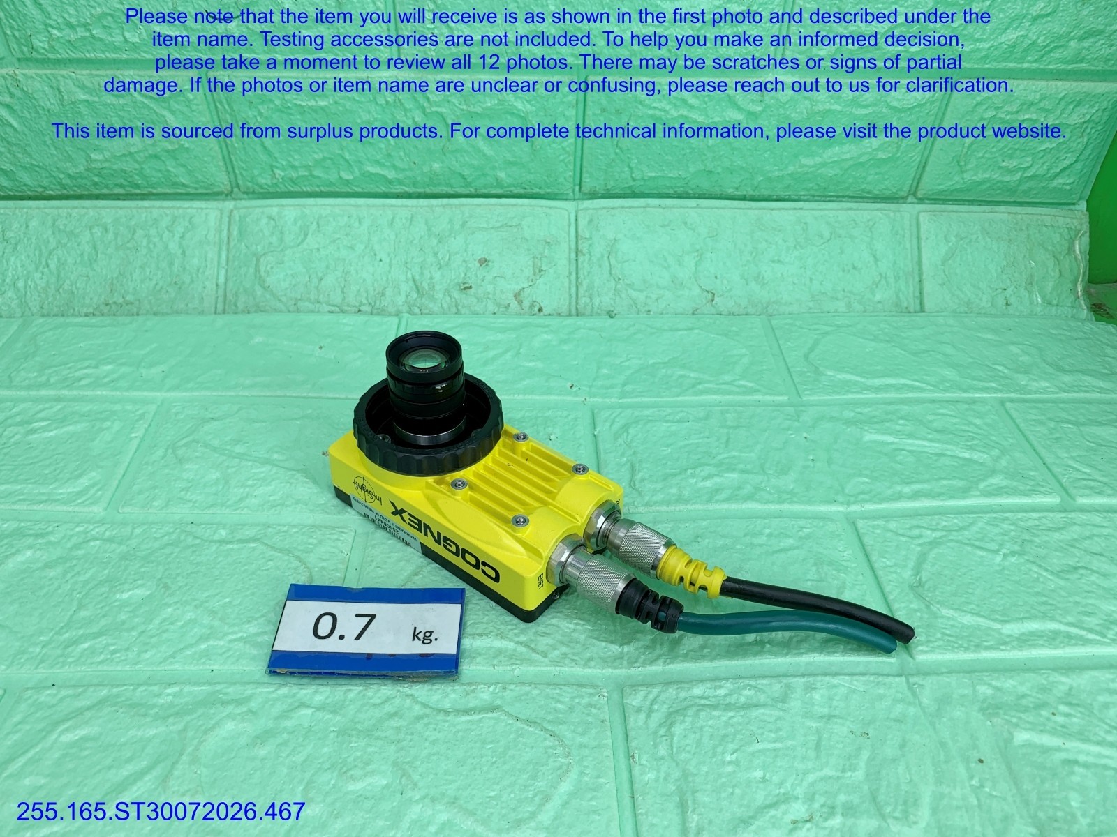 Cognex IS5100-00 Industrial Camera as in photos, sn:6441, DHL