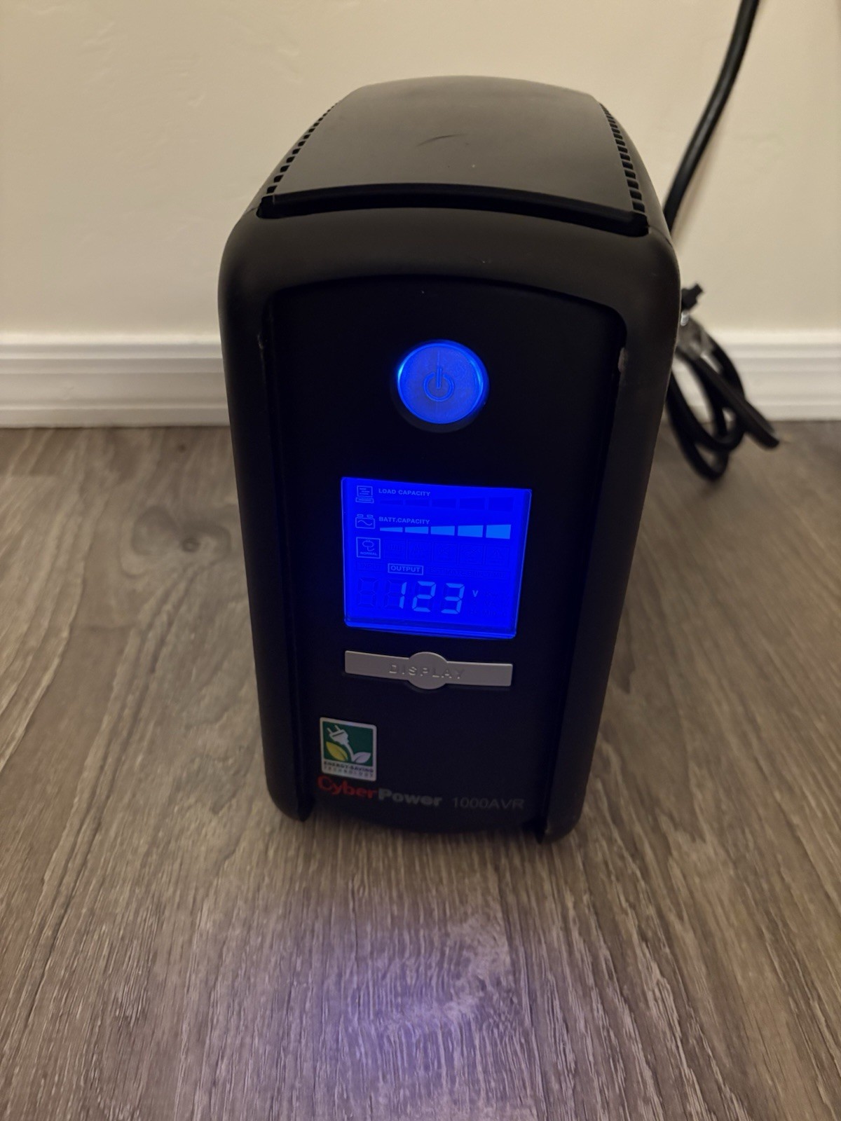 CyberPower 1000 AVR  LCD UPS CP1000AVRLCD9 Outlets 600W Mini-Tower For Parts