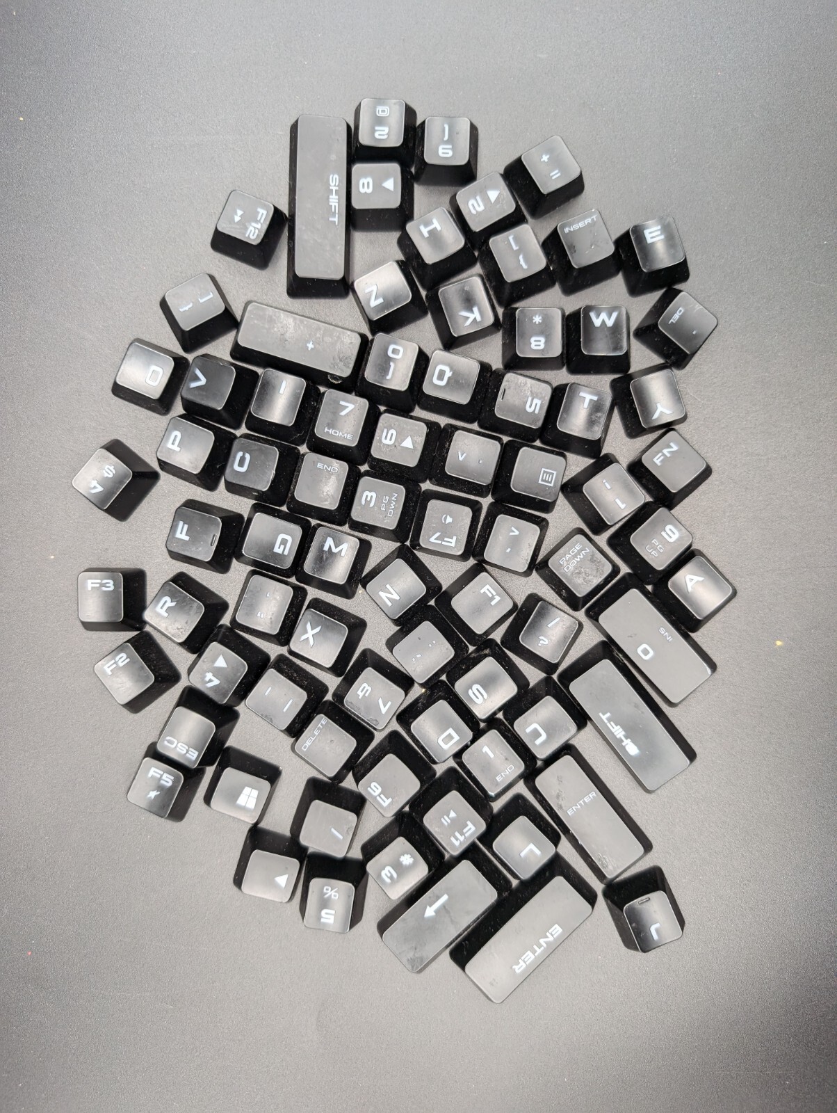 Genuine Original Corsair Replacement Key Cap Lot STRAFE RGB Keyboard RGP0018