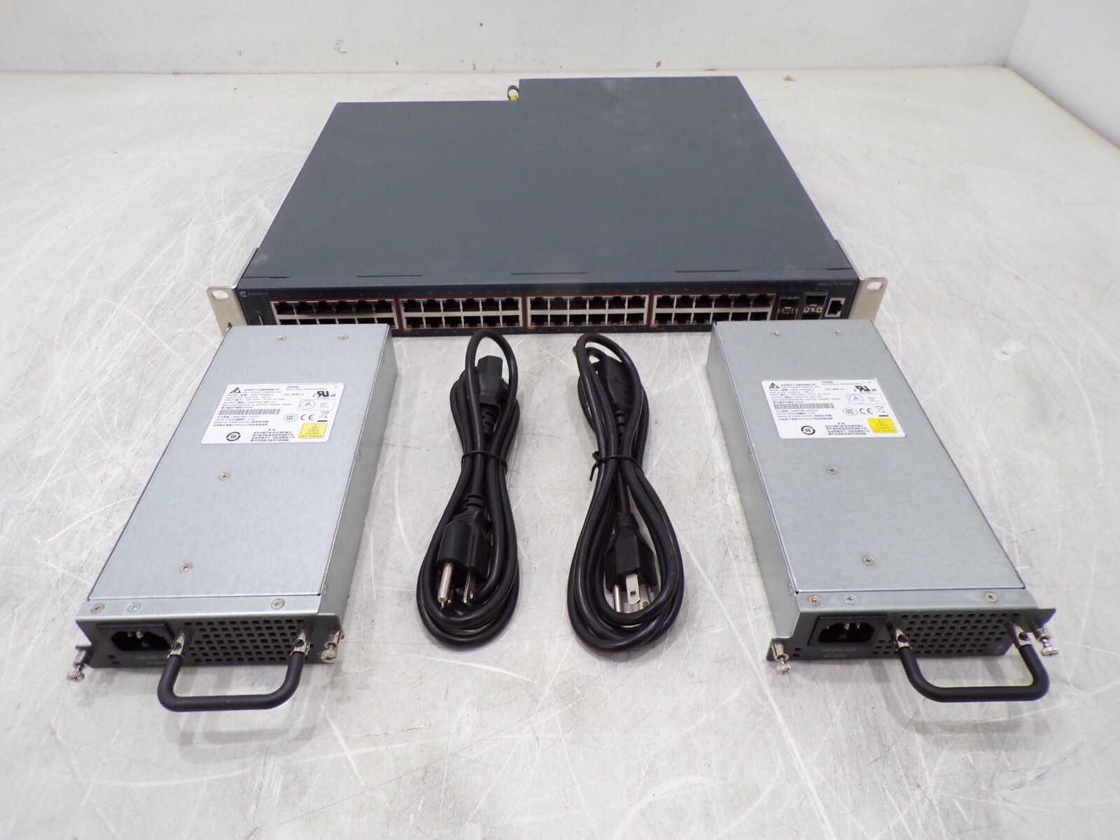 Nortel Avaya Extreme EC4800A88-E6  VSP 4850GTS-PWR+ Dual AC Ethernet Switch SFP