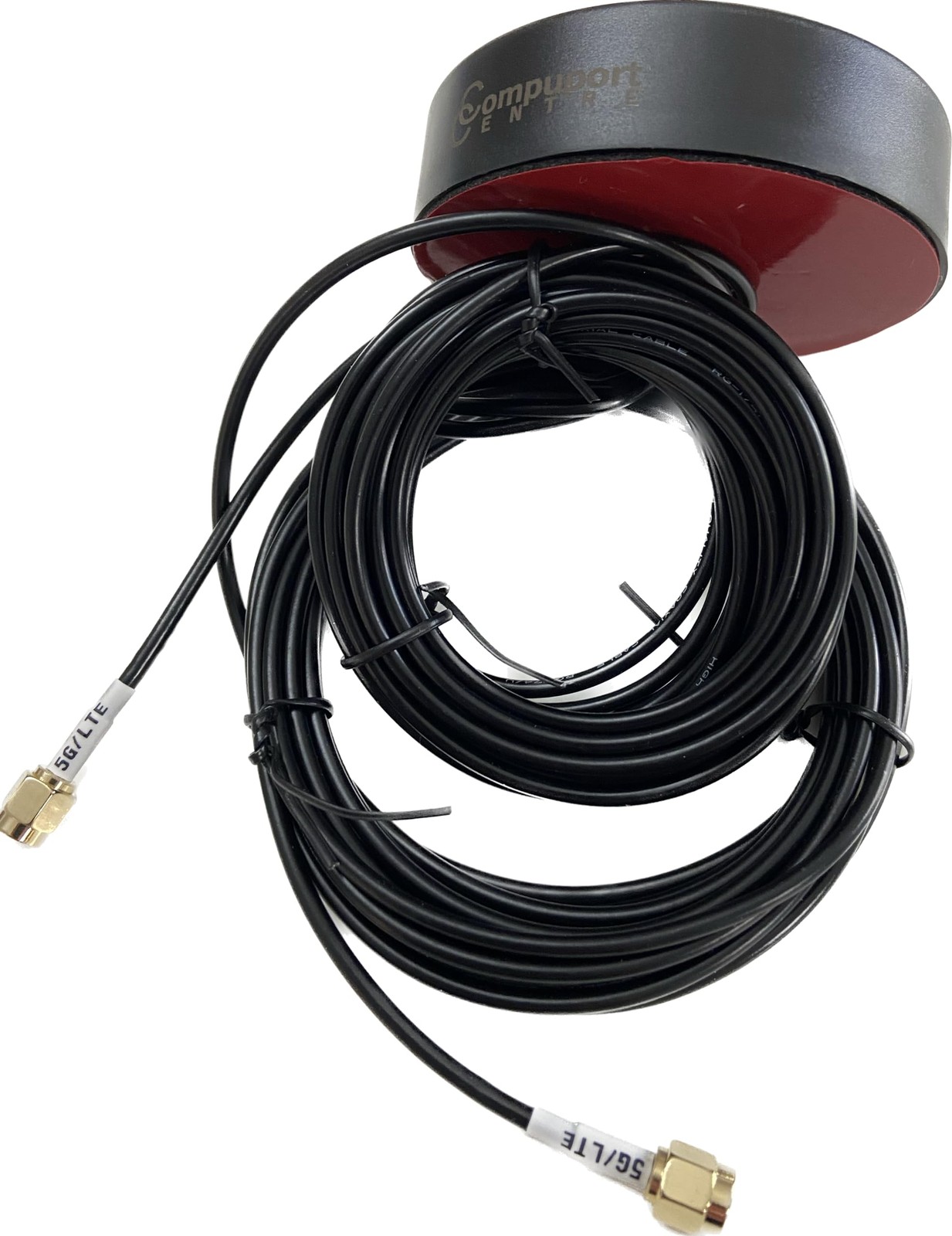 CompuPort 5G LTE MIMO Puck Antenna, Vandal Resistance, Dual-Diversity 2x15ft....