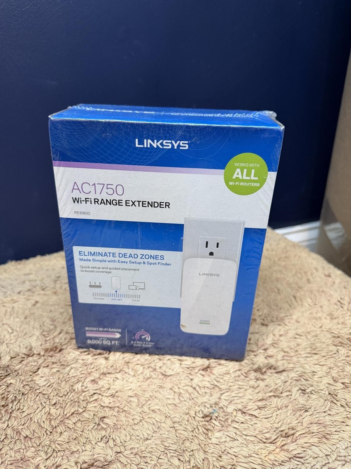 Linksys Next-GEN AC Max-Stream AC1900+ Wi-Fi Range Extender New SEALED